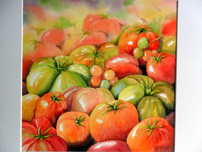 Comment Peindre Des Tomates à L'aquarelle